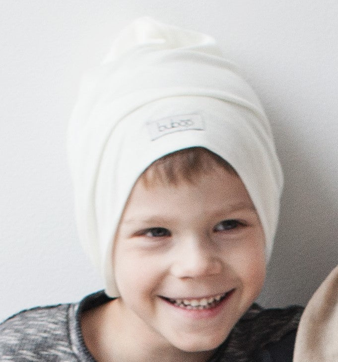 Screw2 Beanie – Milk | Minimalist Breathable Beanie for Mild Weather