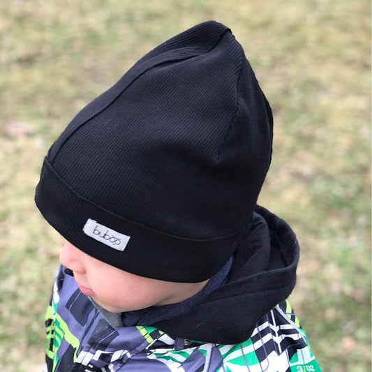 Vaikiška vienguba kepurė TRENDY tamsiai mėlyna