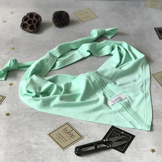 Kids' Spring & Summer Scarf UPSIDEDOWN MINT – Soft, Breathable, Triangle Design