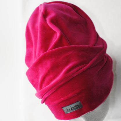 SCREWcz double layered velour beanie watermelon