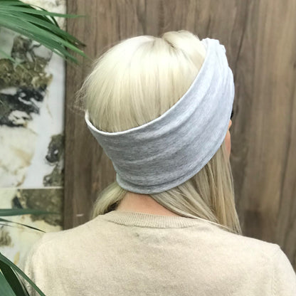 Stilinga galvajuostė moterims KNOT  rūkas