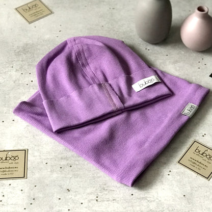 Vaikiška vienguba kepurė TRENDY violetinė