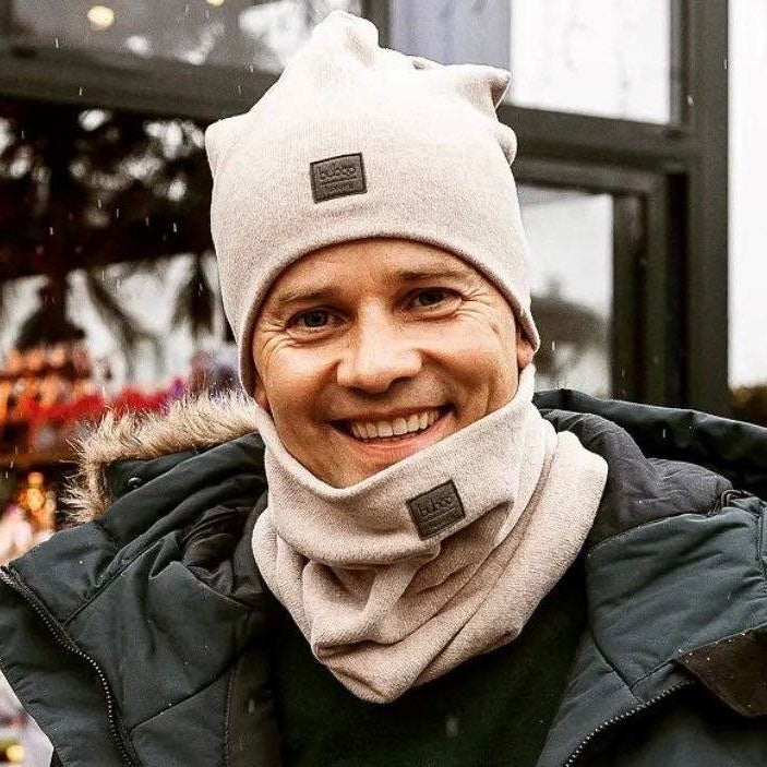 Vaikiška kepurė rudeniui žiemai pavasariui BUBOO luxury - Latte