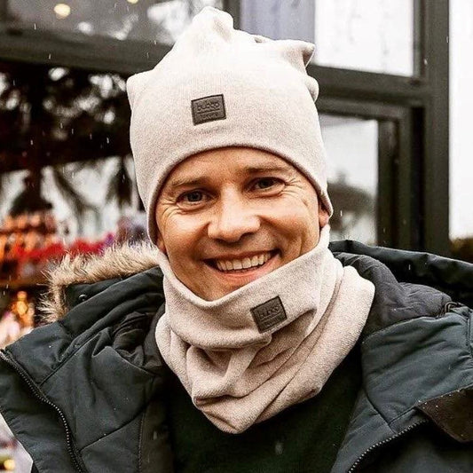 Vaikiška kepurė rudeniui žiemai pavasariui BUBOO luxury - Latte
