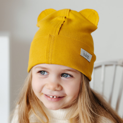 BEAR cherry one layer beanie