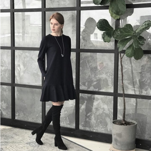 Female stylish dress MONACO Burgundy