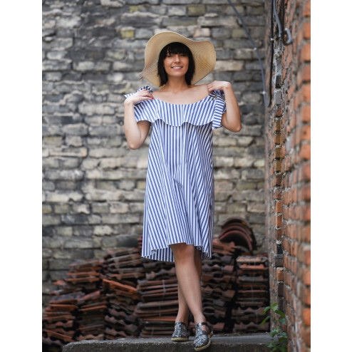 Female stylish dress MONACO Charcoal 