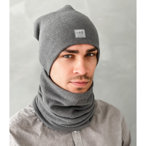 Men's comfortable, cozy, perfect beanie hat - Grey