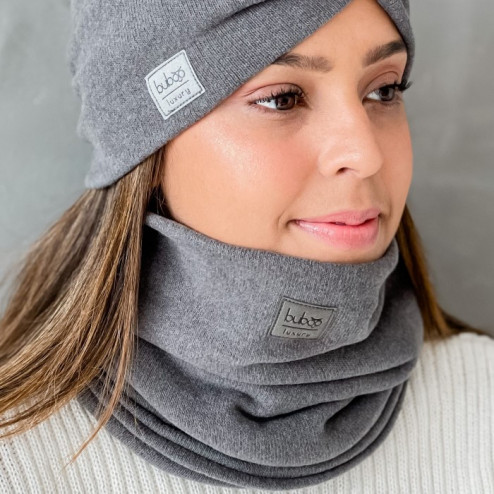 Women's scarf - comfortable, cozy, perfect - Grey