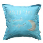 Interior pillow with print MYLIU TAVE, turkio