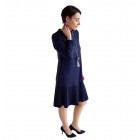 Moteriška patogi ir stilinga suknelė GENEVA Karališka mėlyna ilga
