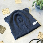 BEAR blueberry one layer beanie