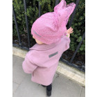 Mergaitiškas rožinis paltukas FASHIONISTA
