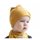 Vaikiška plona kepurė UPSIDEDOWN - garstyčios