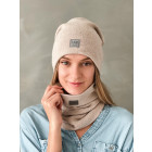 Moteriška kepurė rudeniui žiemai - Latte