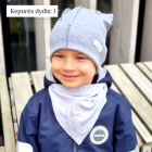 Vienguba kepurė BEAR rūkas