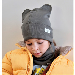 Vaikiška dviguba kepurė BEAR chaki